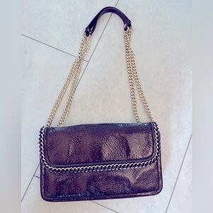 HENRI BENDEL
Metallic Leather Shoulder Bag
